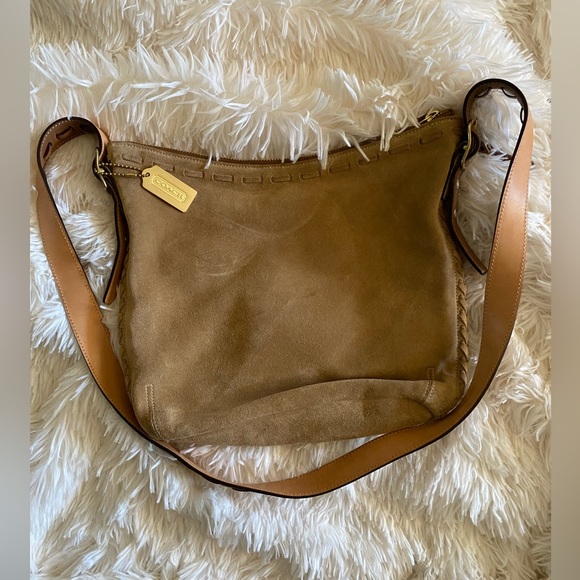 Coach Handbags - Vintage Coach Suede Crossbody